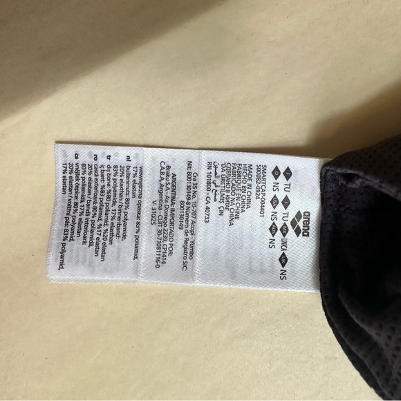 New Arena Smart Cap Adult Black Long Hair 2 in 1 Headband & SwimCap One Size - Picture 6 of 8